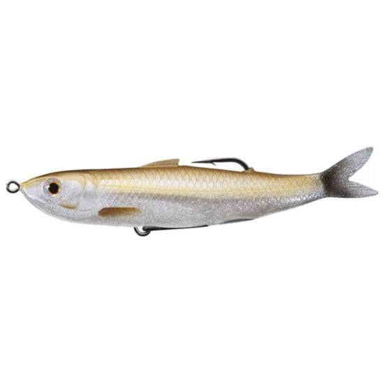 Swimbait Live Target Hollow Body Shiner Walking Bait, Amber / Silver Flake, 11.5cm, 14g