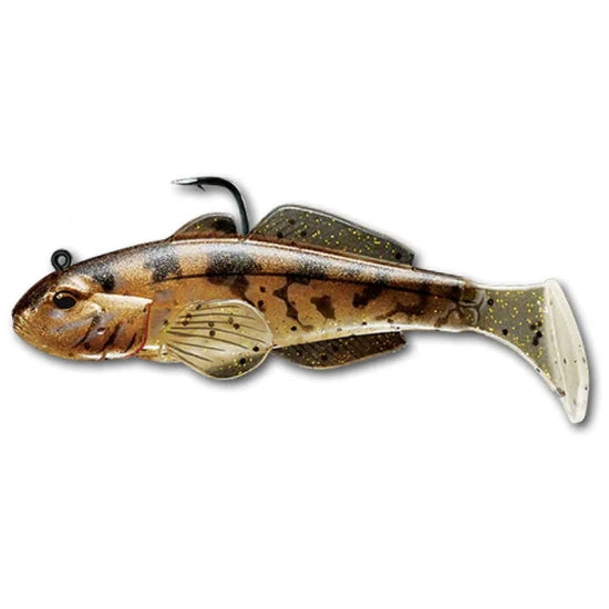 Swimbait Live Target Goby, Natural / Bronze, 8cm, 14g, 3buc/pac