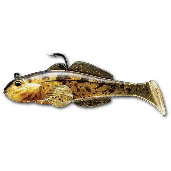 Swimbait Live Target Goby, Natural / Gold, 8cm, 14g, 3buc/pac