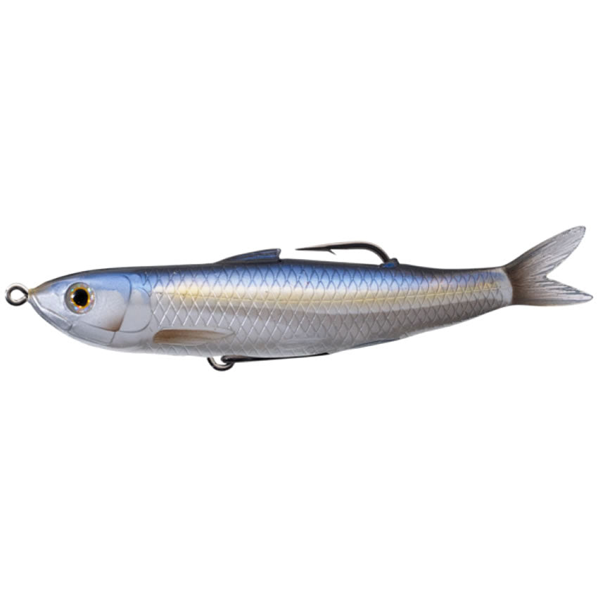 Swimbait Live Target Hollow Body Shiner Walking Bait, Metallic Blue Shiner, 11.5cm, 14g