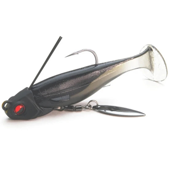 Swimbait Raid Head Swimmer Libero, 001 Sikkoku, 5g, 2buc/pac