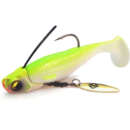 Swimbait Raid Head Swimmer Libero, 009 White Chartreuse, 5g, 2buc/pac