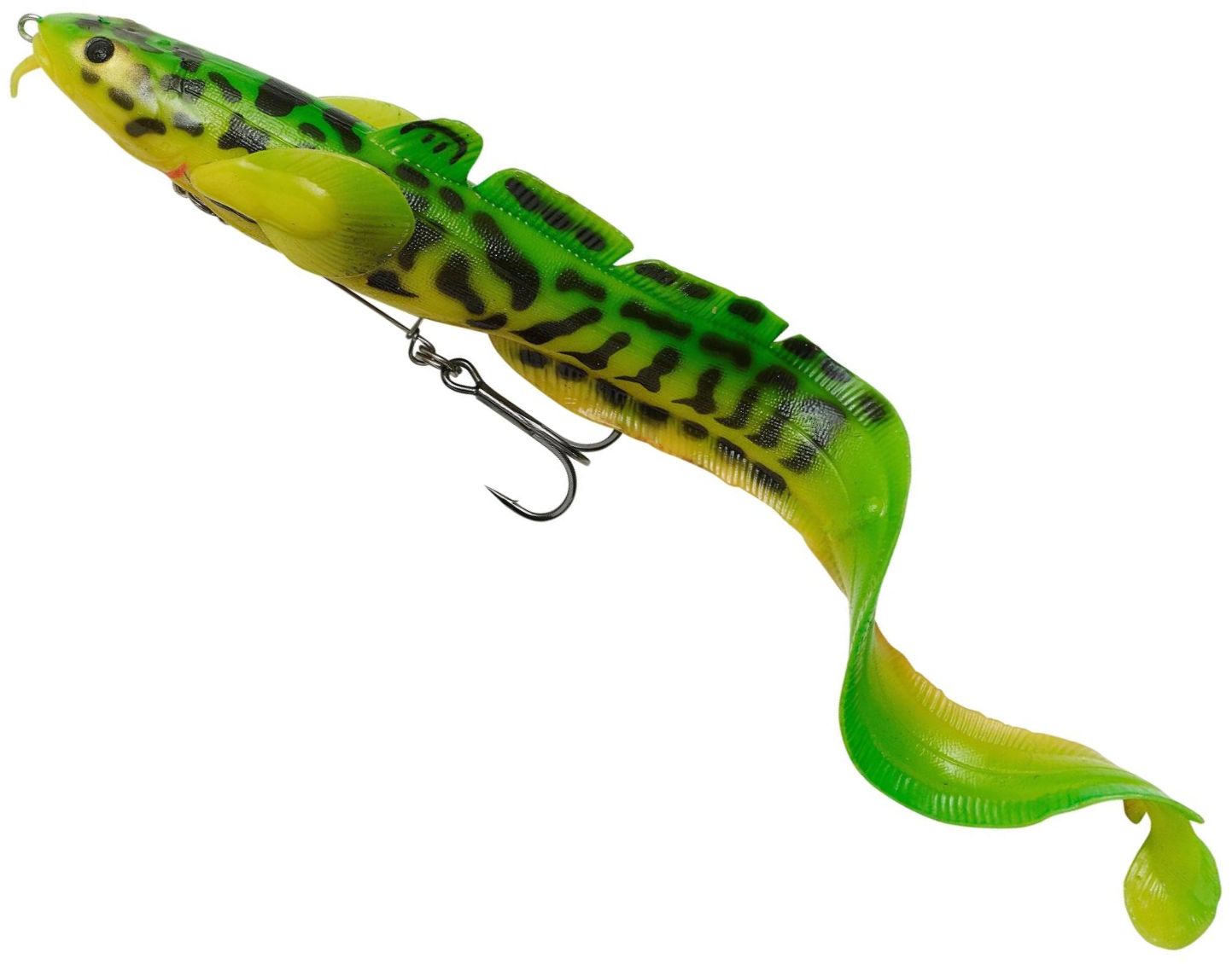 Swimbait SAVAGE GEAR 3D Burbot Shallow, Firetiger, 70g, 25cm, 1buc/pac