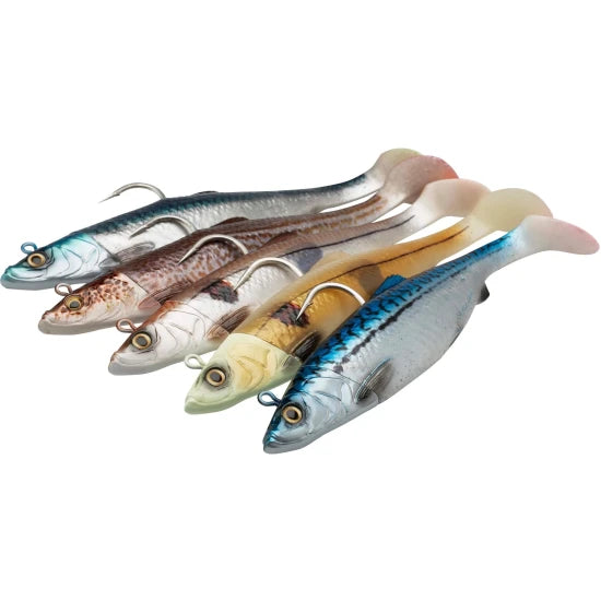 Swimbait Savage Gear 4d Herring Big Shad, Glow Haddock, 200g, 22cm, 1+2buc/pac