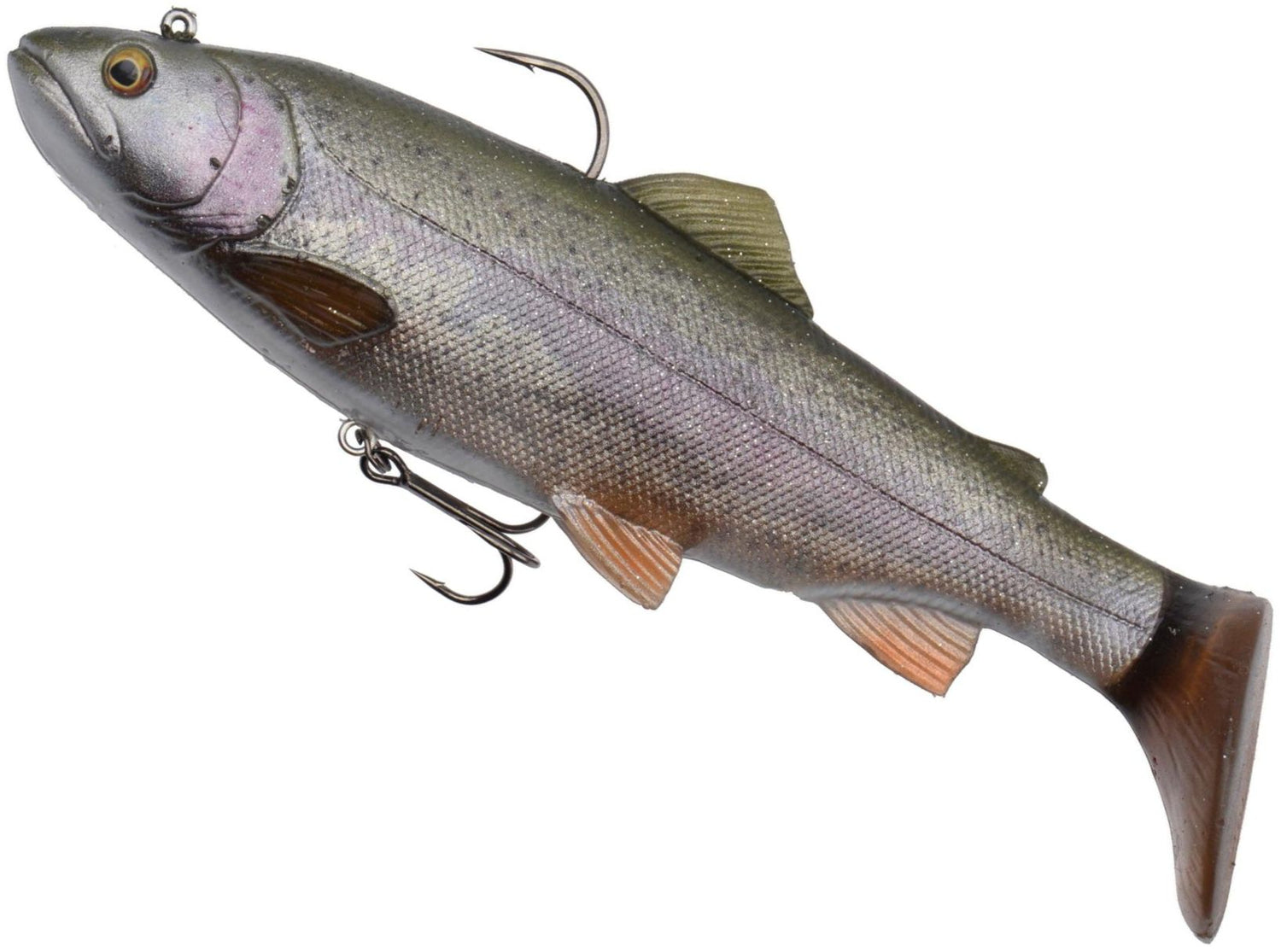 Swimbait SAVAGE GEAR 4D Trout Rattleshad, Rainbow Trout, 80g, 17cm, 1buc/pac