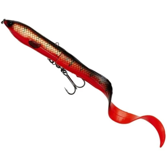 Swimbait Savage Gear Hard Eel, Red N Black, 17cm, 50g, 1buc/pac