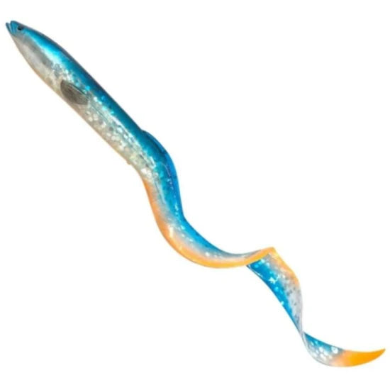 Swimbait Savage Gear Real Eel, Blue Fegis Eel, 30cm, 56g, 1buc/pac