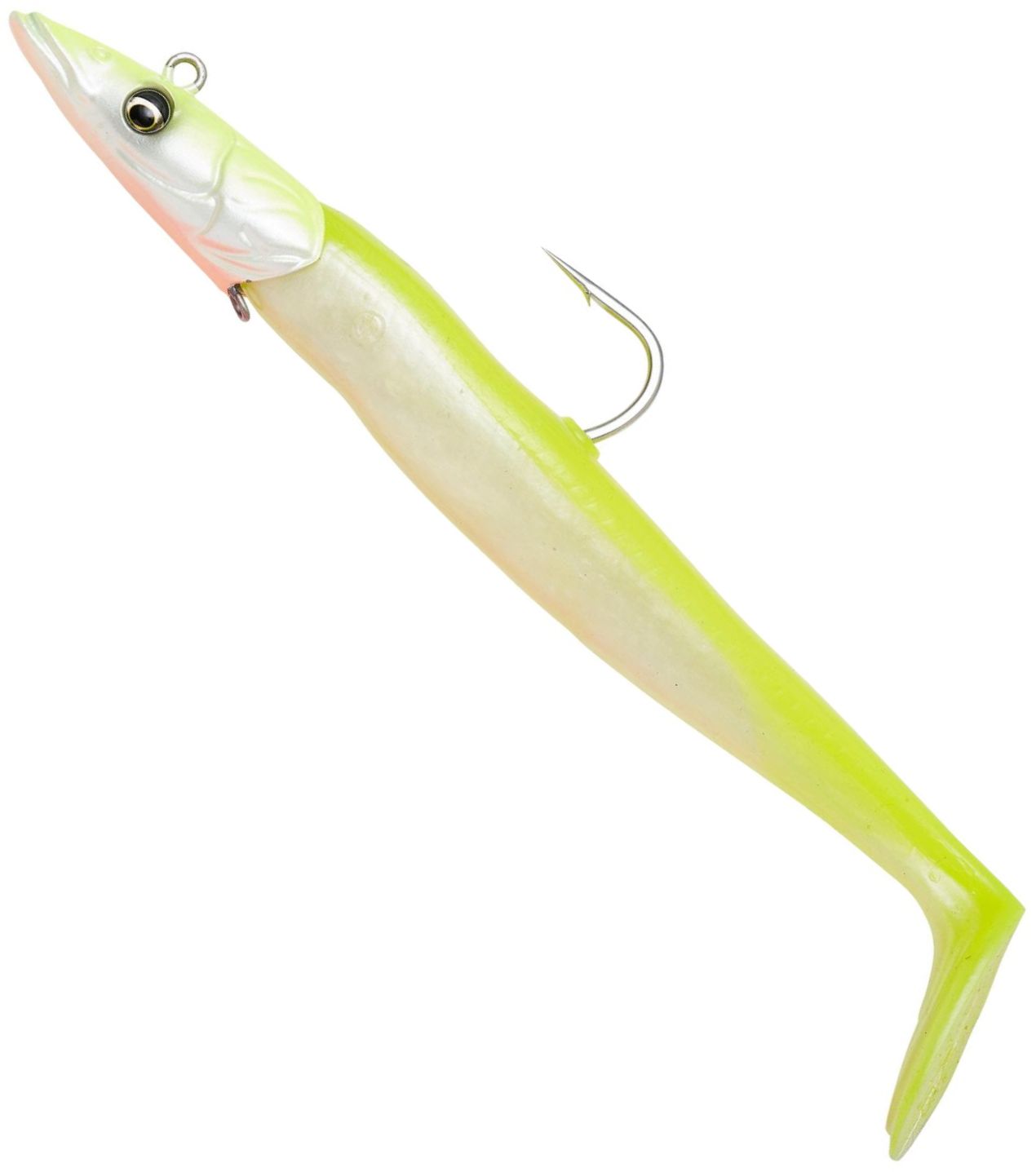 Swimbait SAVAGE GEAR Sandeel V2 Sinking, Lemon Back, 22g, 12cm, 1+2buc/pac