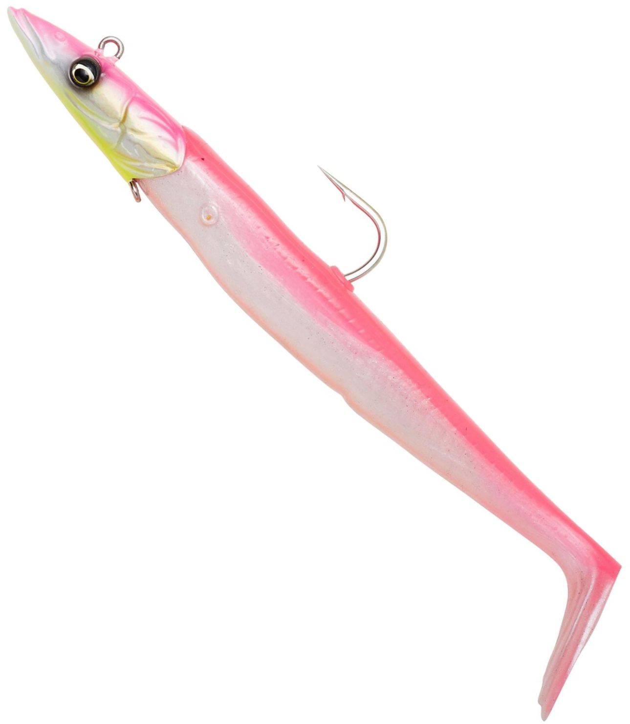 Swimbait SAVAGE GEAR Sandeel V2 Sinking, Pink Pearl Silver, 46g, 15.5cm, 1+2buc/pac