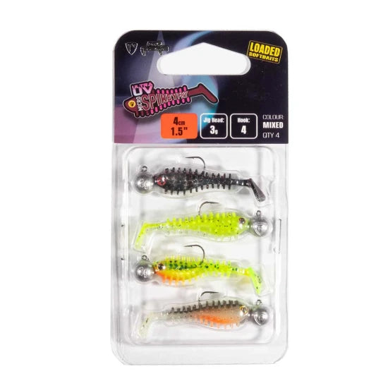 Swimbaits Fox Rage Ultra Uv Micro Spikey Culori Multiple, 4cm, 4buc