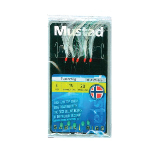 TAPARINA MUSTAD FEATHER NR.6 5BUC/PLIC