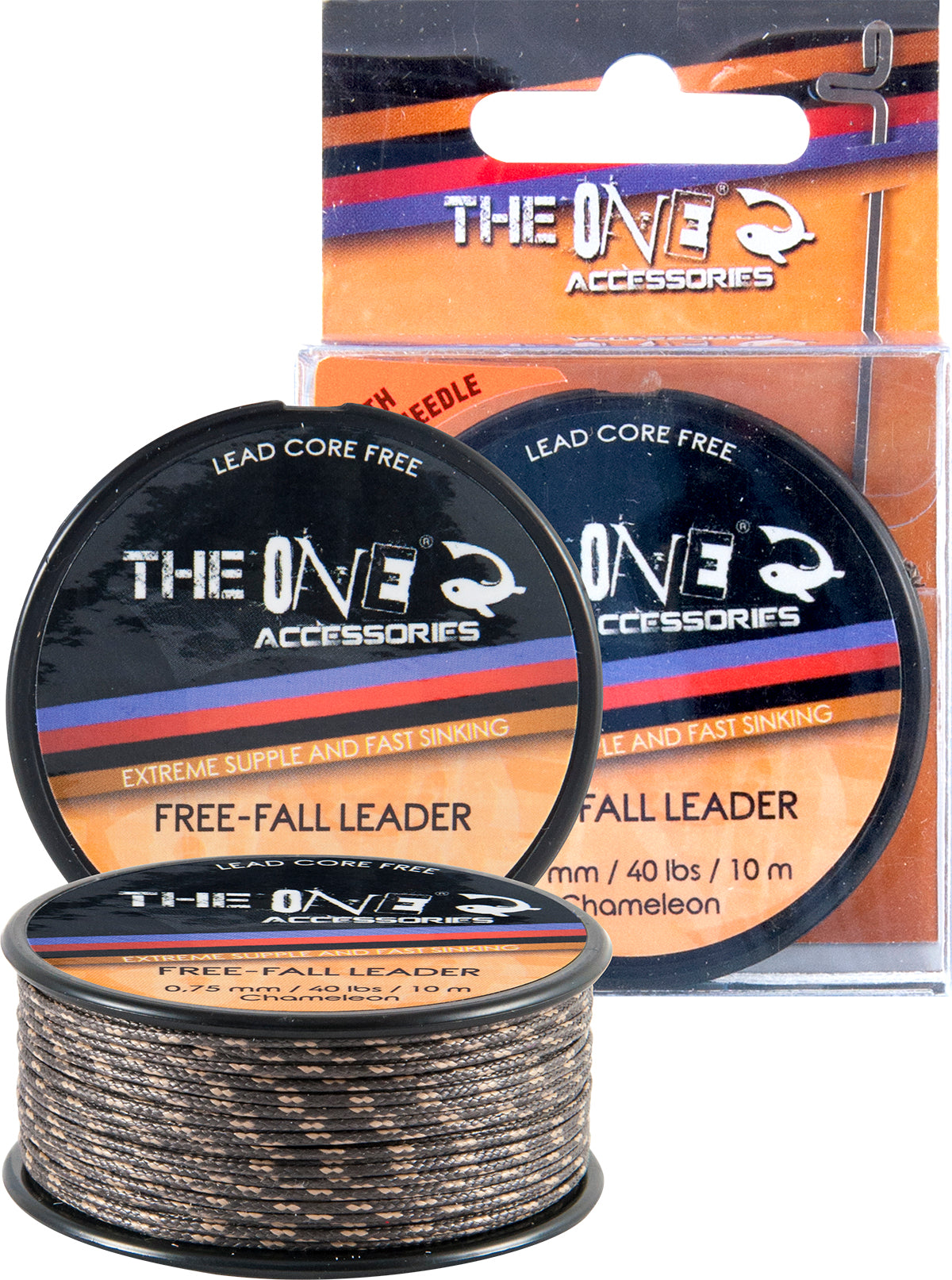 THE ONE FREE FALL LEADER MATERIAL 10m 0.75mm 40lbs SILT