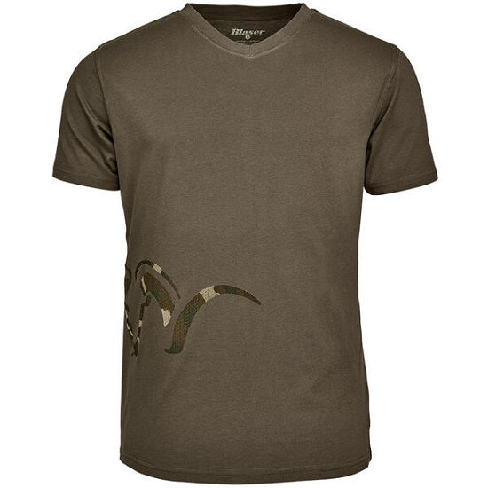 TRICOU BLASER LOGO V OLIVE MAR.2XL