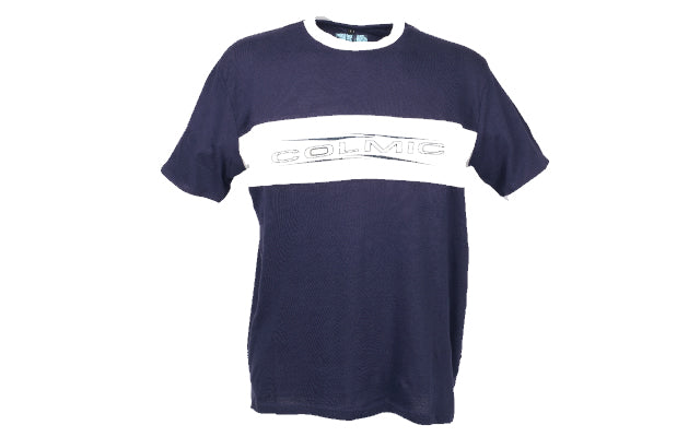 TRICOU COLMIC BUMBAC ALBASTRU/ALB L