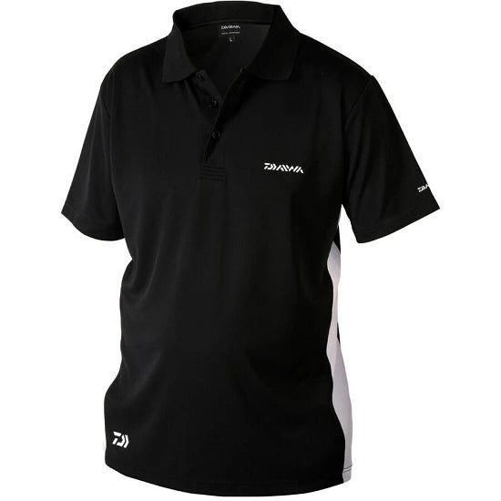 Tricou Daiwa Polo D-vec Black Marime L
