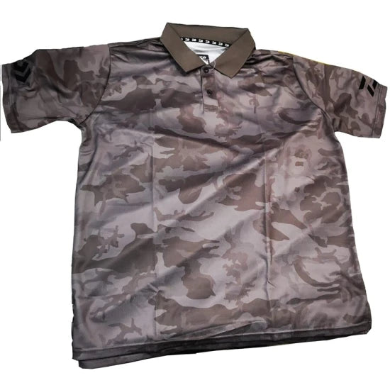 Tricou Daiwa Polo Grey Camo Marime Xxl