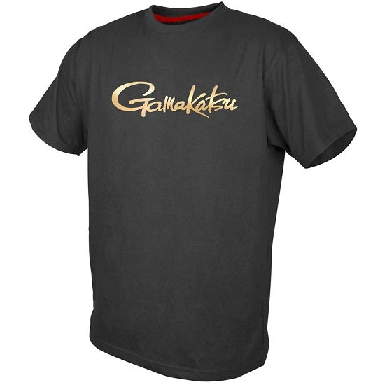 TRICOU GAMAKATSU GOLD LOGO NEGRU MARIME XL