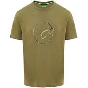 Tricou Korda Le Distressed Logo Tee Olive Marime S