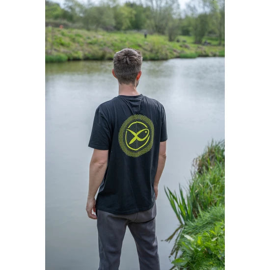 Tricou Matrix Large Logo T-shirt Black Marime M