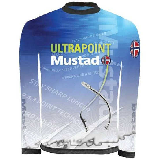 TRICOU MUSTAD TOURNAMENT MANECA LUNGA ALBASTRU MARIMEA XL