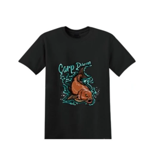 Tricou Okuma T-shirt Carp Diem Black Marime Xxl