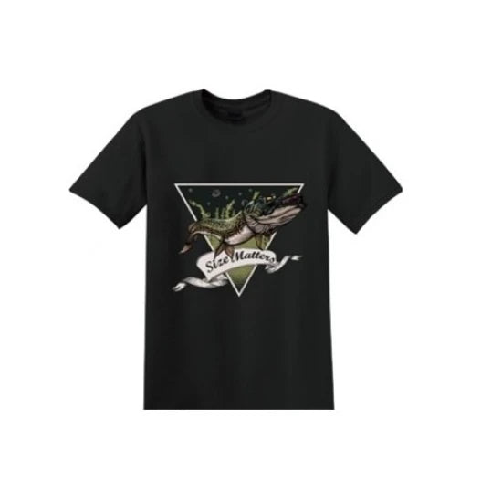 Tricou Okuma T-shirt Pike Black Marime Xl