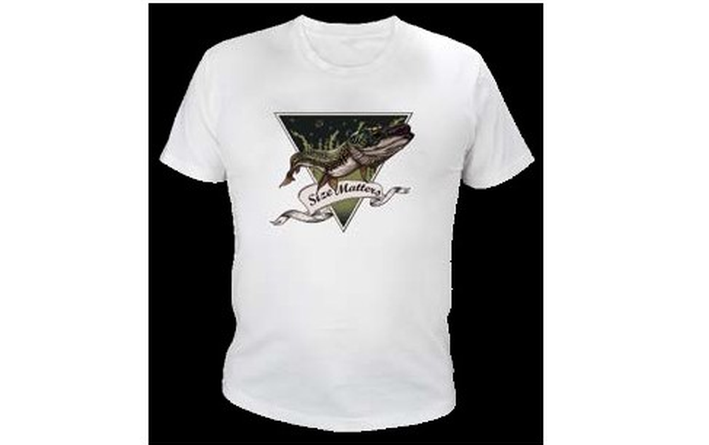 TRICOU OKUMA T-SHIRT PIKE WHITE MARIME M