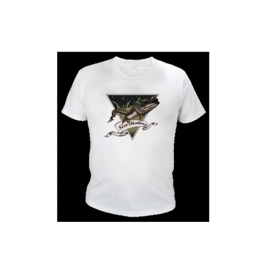 Tricou Okuma T-shirt Pike White Marime Xl