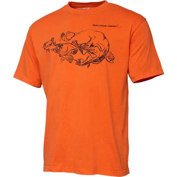 TRICOU SAVAGE CANNIBAL INK ORANGE MARIME L