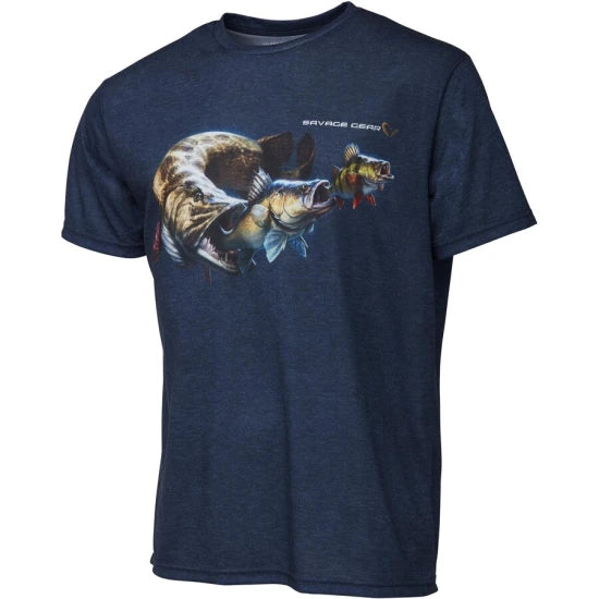 Tricou Savage Gear Cannibal Blue Marime Xxl