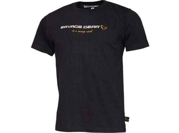 TRICOU SAVAGE GEAR JUNIOR BLACK INK MARIME 12-14 Ani