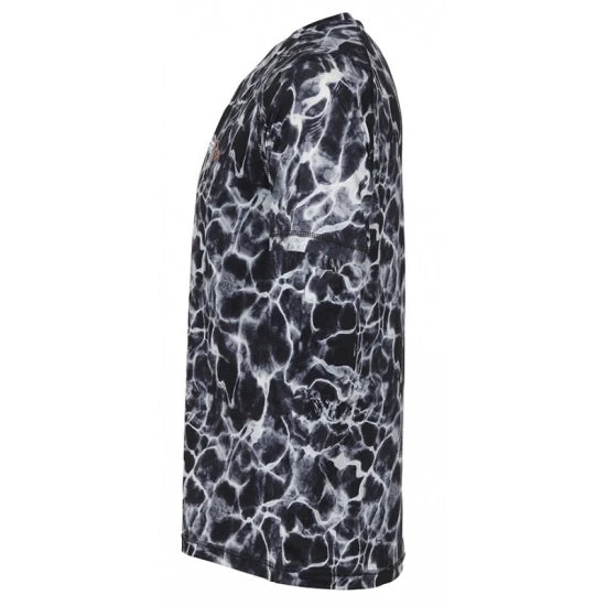 Tricou Savage Gear Night Uv Black Waterprint Mar.xxl