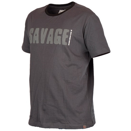 TRICOU SAVAGE GEAR SIMPLY SAVAGE GRI MARIMEA L