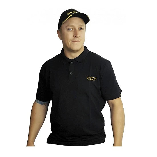 Tricou Sportex Polo Shirt Sportex Classic Black M