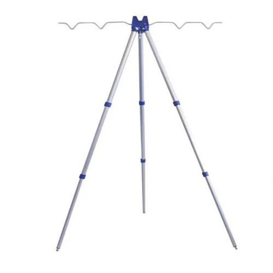 Tripod Fl Telescopic Reglabil Cu 4 Posturi Rabatabil Albastru