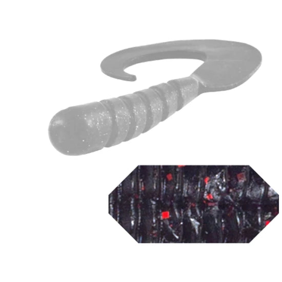 Turbo Grub Colmic 14cm Black Red Flk
