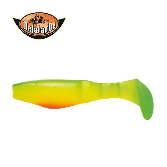 TWISTER DELALANDE MISS SHAD 8 CM FIRE TIGER 4 BUC