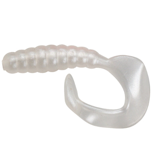 TWISTER SPRO SPIRATAIL 3.5CM ALB PERLAT 10 BUC PER PLIC