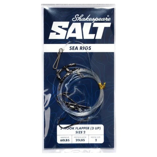 Taparina Shakespeare Salt 3 Hook Flapper 3 Up, Marimea 2, 1buc/pac