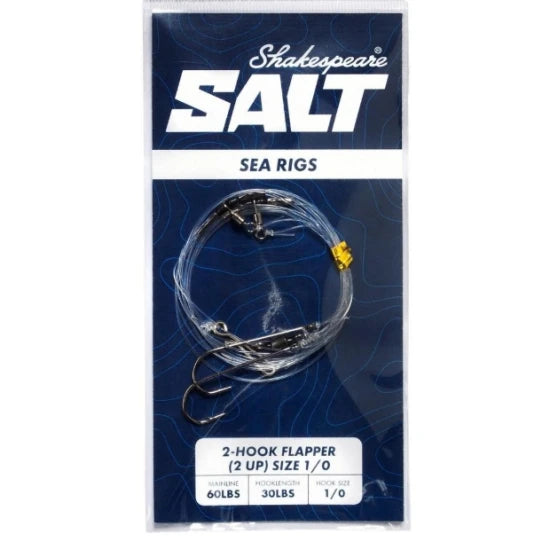 Taparina Shakespeare Salt Sea Rigs 2 Hook Flapper, Marimea 2, 1buc/pac