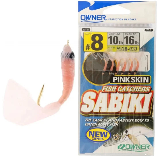 Taparina Sabiki Owner 5538 Shrimp Skin, Nr.10, 0.40mm, 6buc/pac