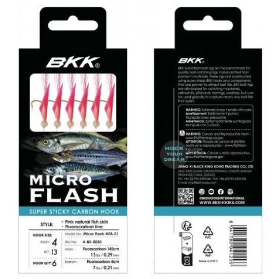 Taparine Bkk Micro Flash Nfa 02 Pnfs Green Resin Fluoro, Nr.9, 145cm-0.35mm, 5cm-0.25mm, 6buc/pac