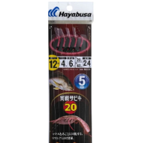 Taparine Hayabusa Ss131, Seaguar Florocarbon Leader, Nr.10, 5 Carlige, 1buc/pac