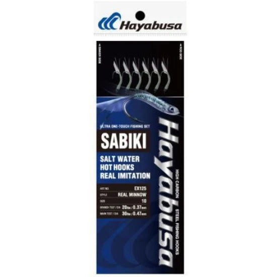 Taparine Scrumbie Hayabusa Sabiki, Real Minnow, Nr.6, 1buc/pac