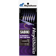 Taparine Scrumbie Hayabusa Sabiki Fish Skin, Uv Mackerel, Nr.8, 6 Carlige, 1buc/pac