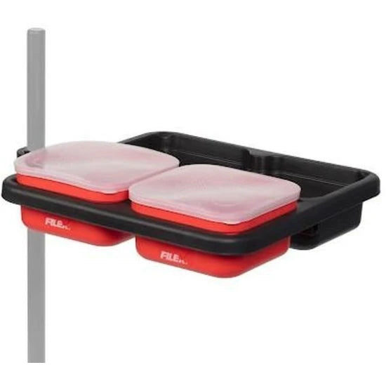 Tava Laterala Filfishing Feeder Cu 2 Cutii, 37x37x8cm