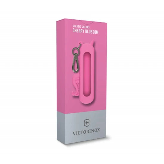 Teaca Silicon Victorinox, Tip Breloc Pentru Briceag, 5.8cm, 12g, Cherry Blossom - 4.0452