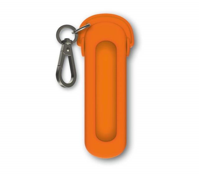 Teaca Silicon Victorinox, tip Breloc pentru Briceag, 5.8cm, 12g, Mango Tango - 4.0451