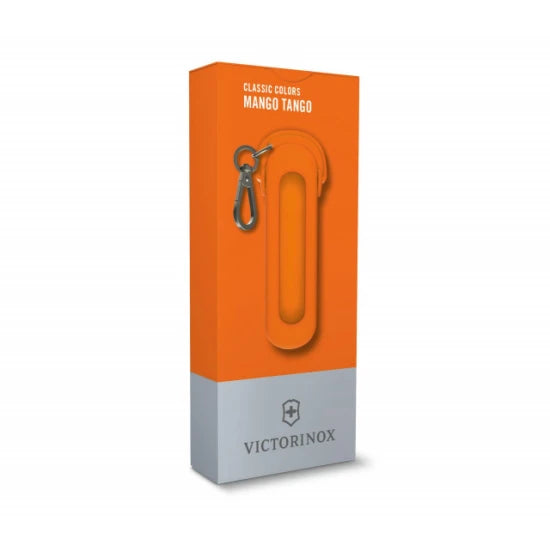 Teaca Silicon Victorinox, Tip Breloc Pentru Briceag, 5.8cm, 12g, Mango Tango - 4.0451