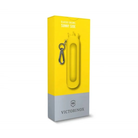 Teaca Silicon Victorinox, Tip Breloc Pentru Briceag, 5.8cm, 12g, Sunny Side - 4.0450